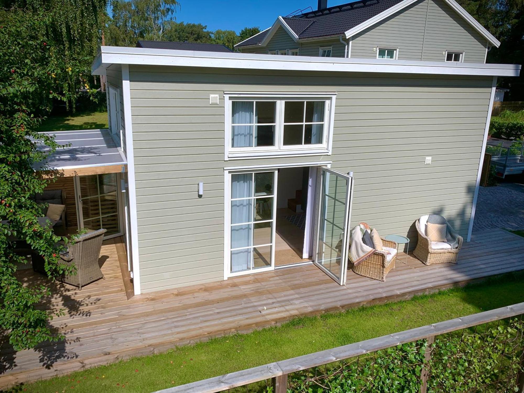 Strandnaera, Pergola, P-Plats I Hoellviken Extérieur photo